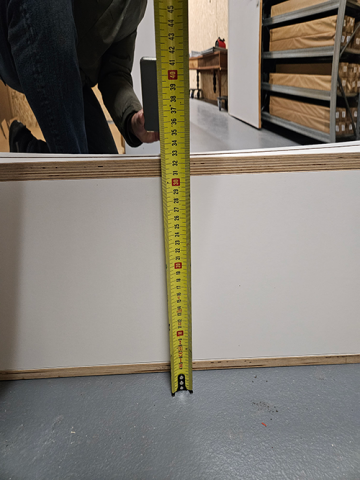 Hoogte van de onderkast