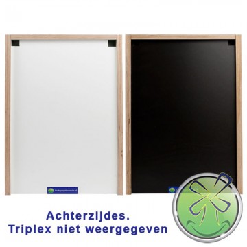 Lachspiegel 100x68cm achterzijdes