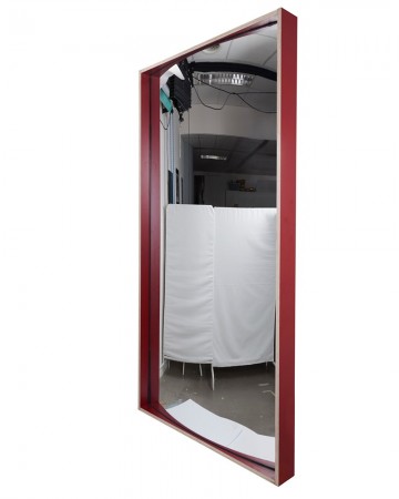 Lachspiegel 235x122 rood bol breedte 45gr int