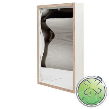 Lachspiegel 60x38cm wit 0