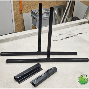 Steunenset metaal zwart