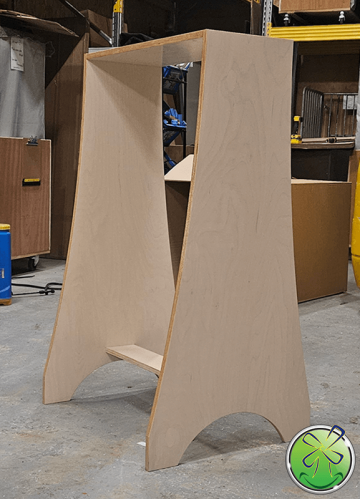 Zijkant dubbelzijdig parijs kinder